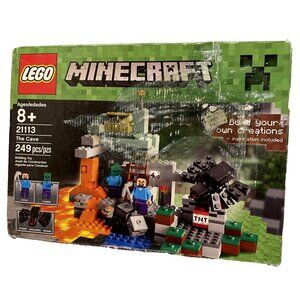 LEGO® Minecraft® 21113- The Cave- 249 Pieces- New Product in Damaged Box